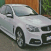 White Holden V8 Commodore Car Diamond Painting