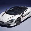 White Ferrari F176 Car Diamond Painting