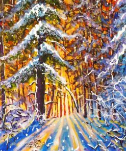 Winter Forest Diamond Painting