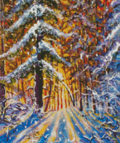 Winter Forest Diamond Painting