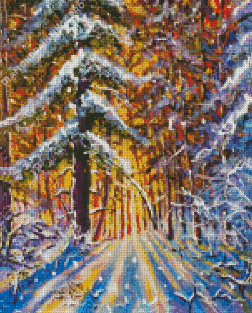 Winter Forest Diamond Painting