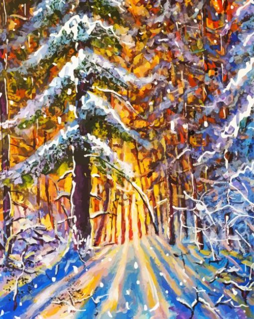 Winter Forest Diamond Painting