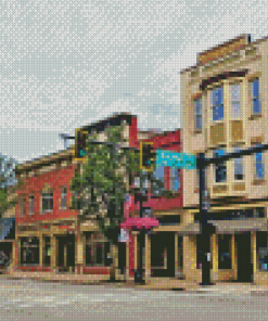 Wooster City In Ohio Diamond Painting