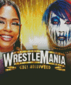 Wrestlemania Female Wrestlers Diamond Painting