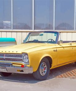 Yellow Plymouth Belvedere Diamond Painting