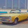 Yellow Plymouth Belvedere Diamond Painting