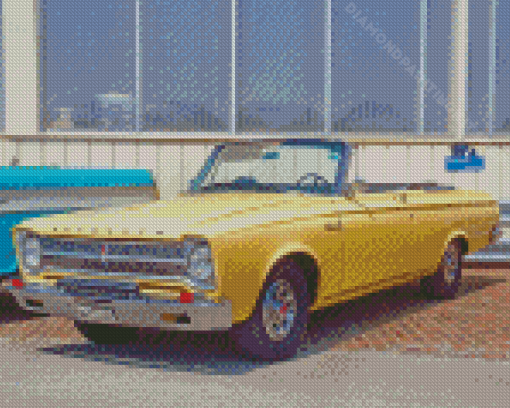 Yellow Plymouth Belvedere Diamond Painting