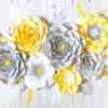 Yellow And Grey Roses Diamond Painting