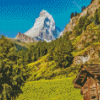 Zermatt Landscape Diamond Painting