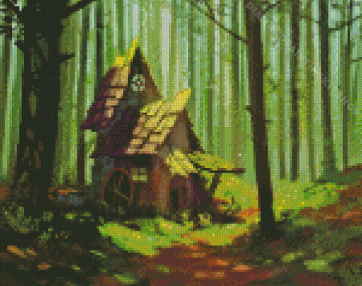 Abandoned Cottage Diamond Painting