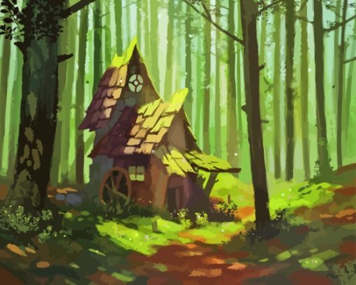 Abandoned Cottage Diamond Painting