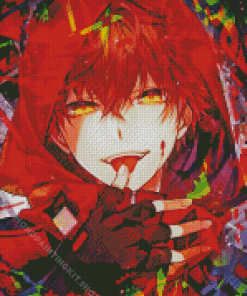 Aesthetic Akabane Karma Diamond Painting