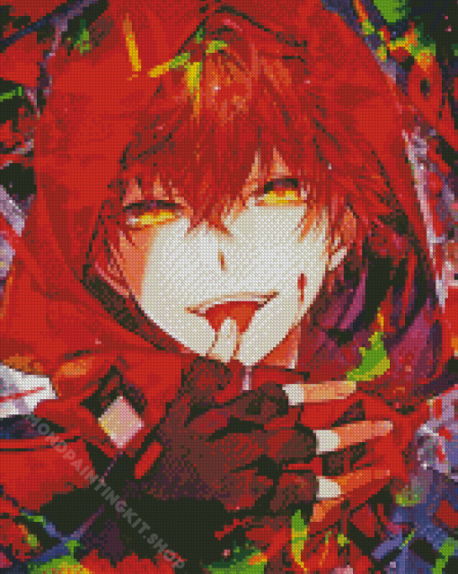 Aesthetic Akabane Karma Diamond Painting