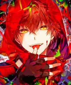 Aesthetic Akabane Karma Diamond Painting