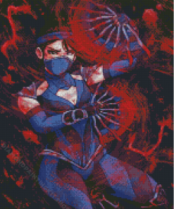 Aesthetic Kitana Warrior Diamond Painting