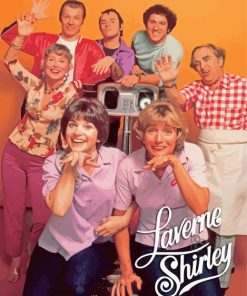 Aesthetic Laverne And Shirley Diamond Painting