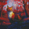 Aesthetic Red Fox Diamond Painting