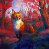 Aesthetic Red Fox Diamond Painting