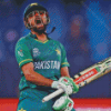 Aesthetic Babar Azam Diamond Painting