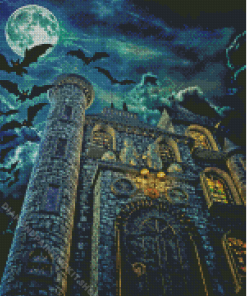 Aesthetic Mystic Castle Diamond Painting