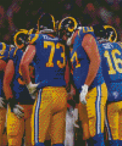 Aesthetic Rams Football Diamond Painting