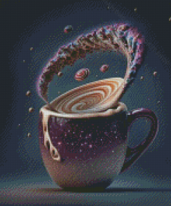 Aesthetic Space Drink Diamond Painting