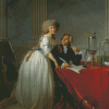 Antoine Laurent Lavoisier And His Wife By Jacques Louis David Diamond Painting