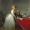 Antoine Laurent Lavoisier And His Wife By Jacques Louis David Diamond Painting