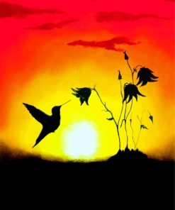 Bird Silhouette Diamond Painting