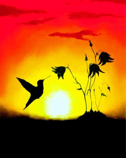 Bird Silhouette Diamond Painting