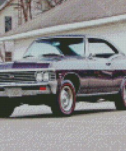 Black 67 Impala Diamond Painting