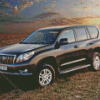 Black Toyota Land Cruiser Car Diamond Painting