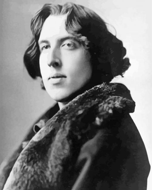 Black And White Oscar Wilde Diamond Painting