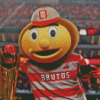 Brutus Buckeye Ohio State University Diamond Painting