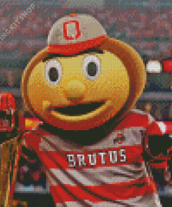 Brutus Buckeye Ohio State University Diamond Painting