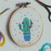 Cactus Mini Cross Stitch Diamond Painting