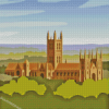 Canterbury Cathedral Poster Diamond Painting