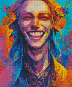 Colorful Jamie Campbell Bower Diamond Painting