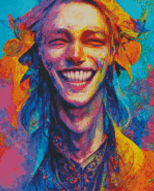 Colorful Jamie Campbell Bower Diamond Painting