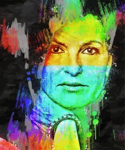 Colorful Mariska Hargitay Art Diamond Painting