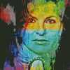 Colorful Mariska Hargitay Art Diamond Painting