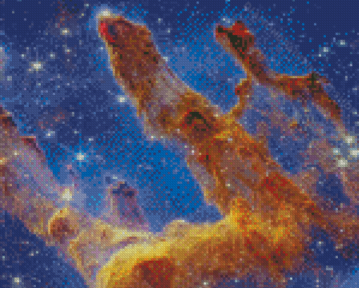 Columns Of Interstellar Pillars Of Creation Diamond Painting