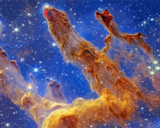 Columns Of Interstellar Pillars Of Creation Diamond Painting