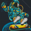 Skater Astronaut Diamond Painting