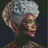 Old African Lady Diamond Painting