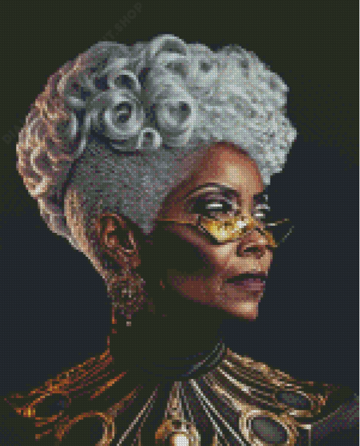 Old African Lady Diamond Painting