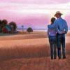 Couple In Farm Field Diamond Painting