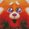 Turning Red Panda Diamond Painting