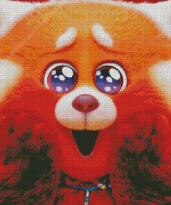 Turning Red Panda Diamond Painting