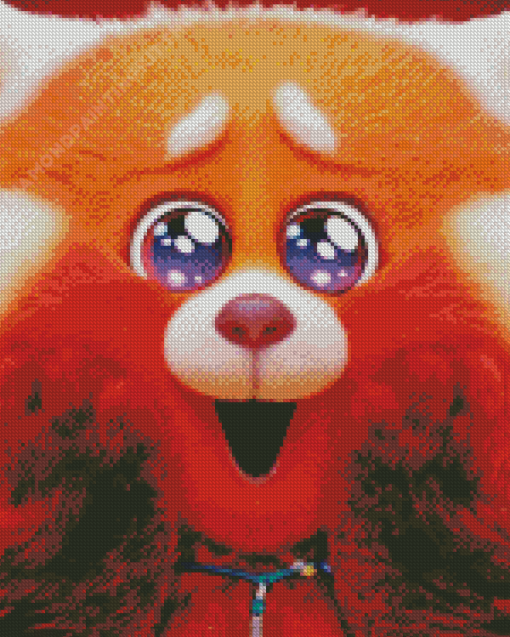 Turning Red Panda Diamond Painting